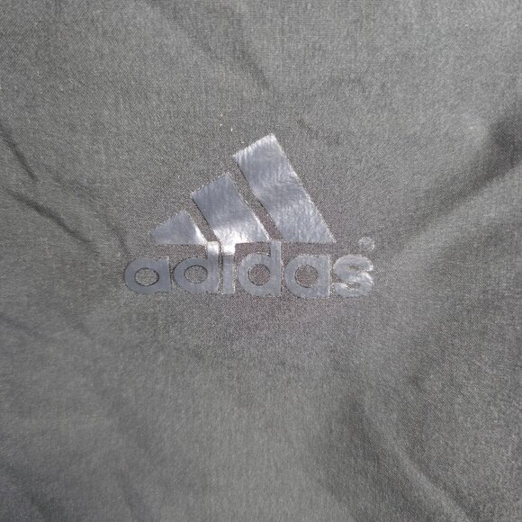 Mens Adidas Black Pullover Jacket 1/4 Zip Lightweight Polyester Stretch Size 3XL - Picture 2 of 8
